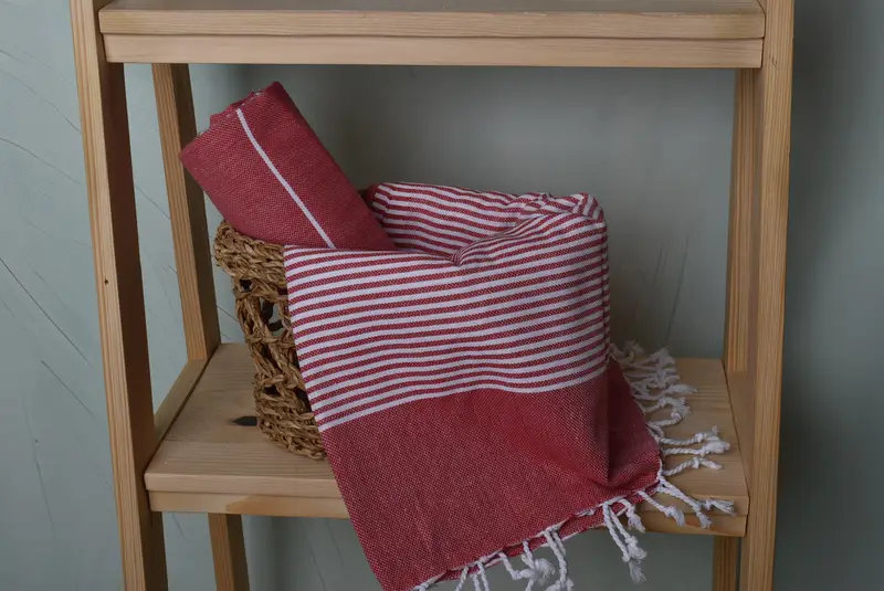 Bridal Shower Gifts, Handmade Turkish bath towel for summer vacation, Beach Towel Gift, 70x40 Cotton Striped Towel, Soft towel, Luxury towel - 4