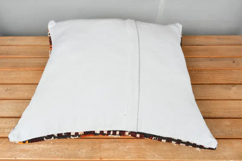 Pillow, Kilim Pillow, Aztec Cushion Cover, Shabby Chic Cushion Case, Boho Pillow, 18x18 Brown Pillow Case, Home Decor Pillow - 5