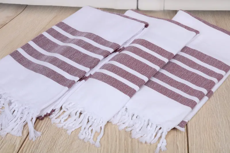 Monogram Turkish Towel, Wedding Gift Ideas, Personalized Turkish Towel, 70x40 Cotton Herringbone Towel, Bachelorette Party Gifts Bridesmaids - 6