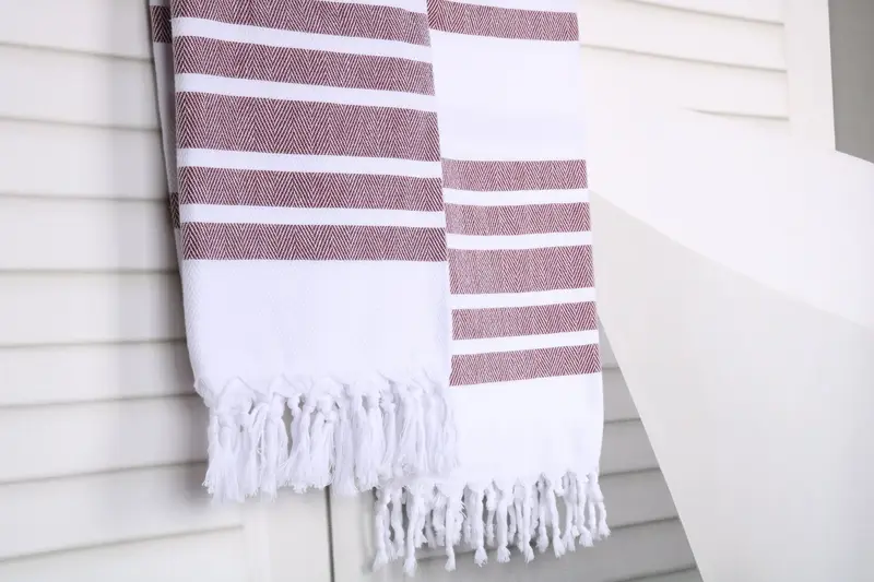 Monogram Turkish Towel, Wedding Gift Ideas, Personalized Turkish Towel, 70x40 Cotton Herringbone Towel, Bachelorette Party Gifts Bridesmaids - 8