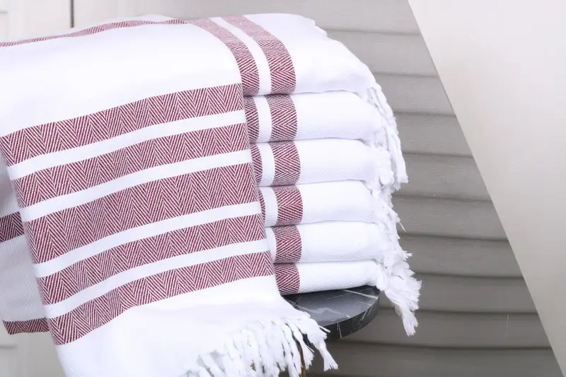 Monogram Turkish Towel, Wedding Gift Ideas, Personalized Turkish Towel, 70x40 Cotton Herringbone Towel, Bachelorette Party Gifts Bridesmaids - 1