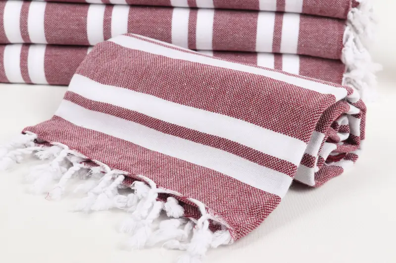 70x40 Cotton Striped Towel, Mother Of The Groom Gift, Absorbent towel, Summer Gift Ideas, Turkish Towel USA, Bachelor Bachelorette Party Favors - 4