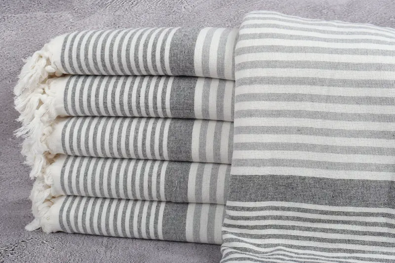 Favor de la boda en la playa, toalla de Terry a rayas de algodón de 68x40, toalla de mano turca, regalo para el día de la boda, toalla de lujo, regalos personalizados, regalo de inauguración de la casa - 1
