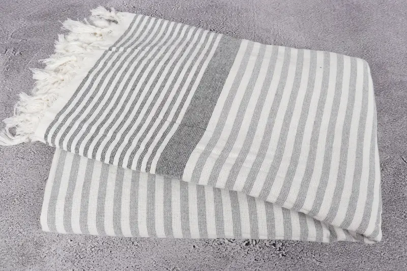 Favor de la boda en la playa, toalla de Terry a rayas de algodón de 68x40, toalla de mano turca, regalo para el día de la boda, toalla de lujo, regalos personalizados, regalo de inauguración de la casa - 6