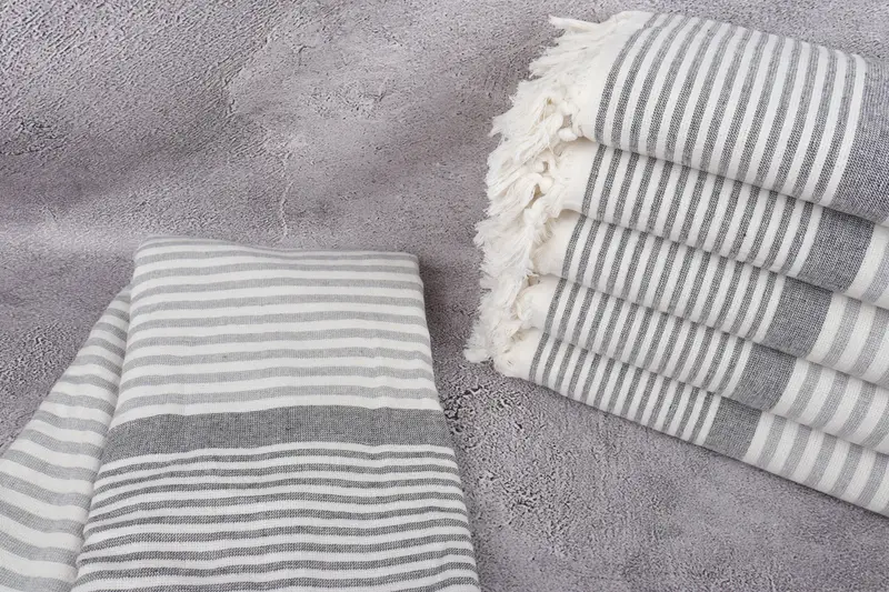 Favor de la boda en la playa, toalla de Terry a rayas de algodón de 68x40, toalla de mano turca, regalo para el día de la boda, toalla de lujo, regalos personalizados, regalo de inauguración de la casa - 2