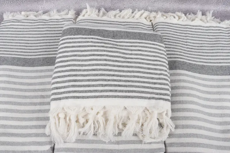 Favor de la boda en la playa, toalla de Terry a rayas de algodón de 68x40, toalla de mano turca, regalo para el día de la boda, toalla de lujo, regalos personalizados, regalo de inauguración de la casa - 4