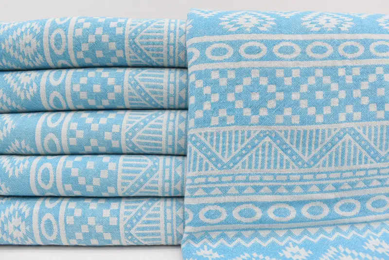 Yoga Towel, Mexico Bachelorette Party Gifts, Best Friend Gift, Sand-free towel, Personalized Gift For Him, Beach towel, 68x36 Cotton Geometric Towel - 1