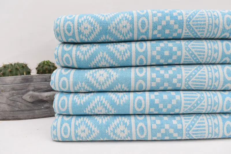 Yoga Towel, Mexico Bachelorette Party Gifts, Best Friend Gift, Sand-free towel, Personalized Gift For Him, Beach towel, 68x36 Cotton Geometric Towel - 2