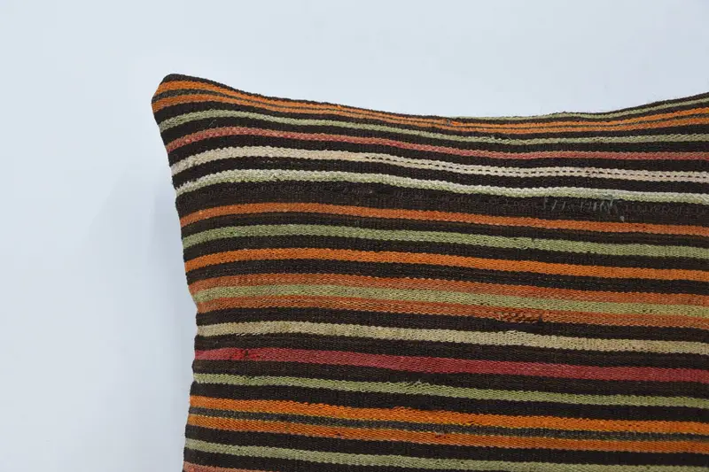 Vintage Pillow, Pillow, Turkish Pillow, Lounge Throw Pillow Case, Anatolian Pillow, Gift Pillow, Cozy Throw Cushion, 18x18 Brown Cushion Cover - 2