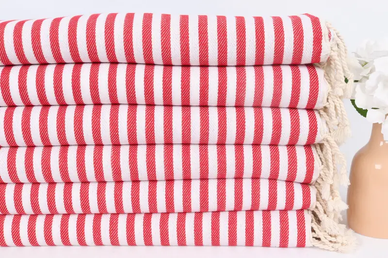 Gift For The Home, 40x18 Cotton Striped Towel, Bathroom Towels, Spa Towel, Boyfriend Christmas Gift, Personalized Gifts, Personalized Dish Towel - 3