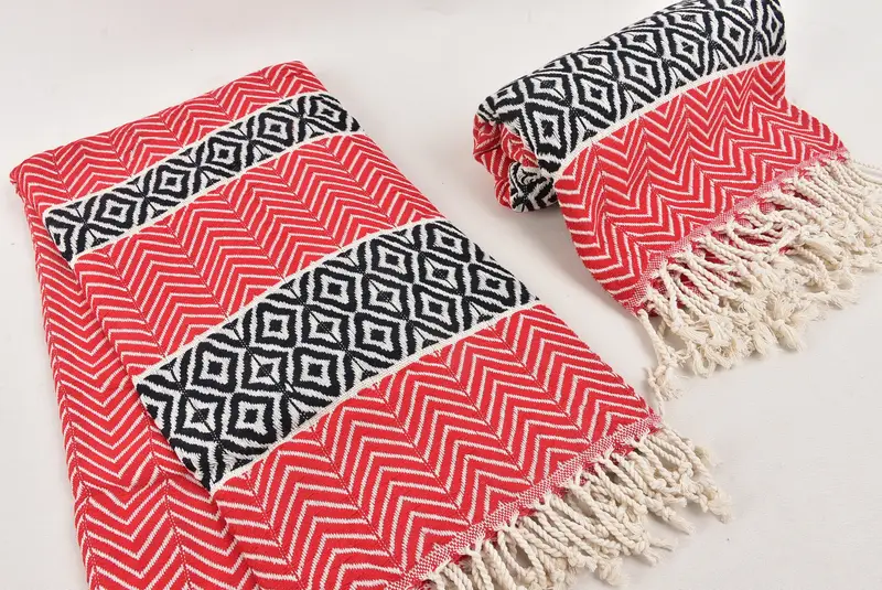 Gift Boxes Towel, Monogram Towels, Bath towel, Gift For The Home Decor, Bachelorette Party Decorations, Bachelor Gifts, 70x40 Cotton Chevron Towel - 7