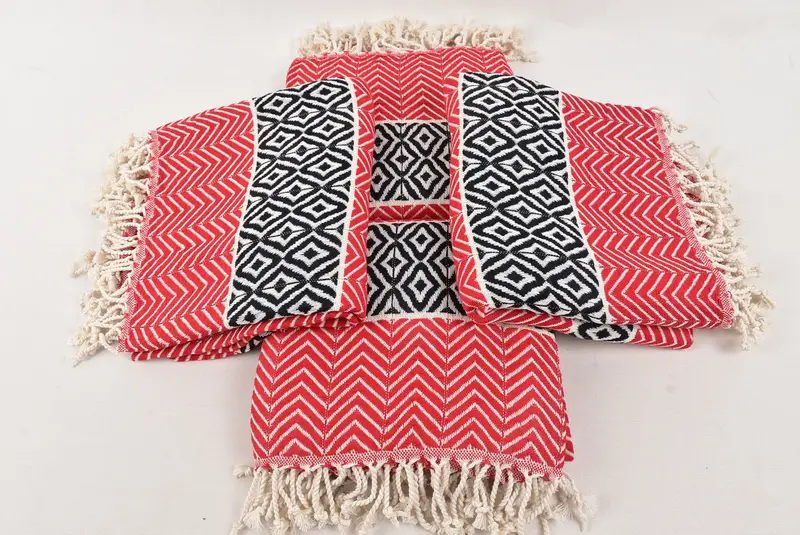 Gift Boxes Towel, Monogram Towels, Bath towel, Gift For The Home Decor, Bachelorette Party Decorations, Bachelor Gifts, 70x40 Cotton Chevron Towel - 6