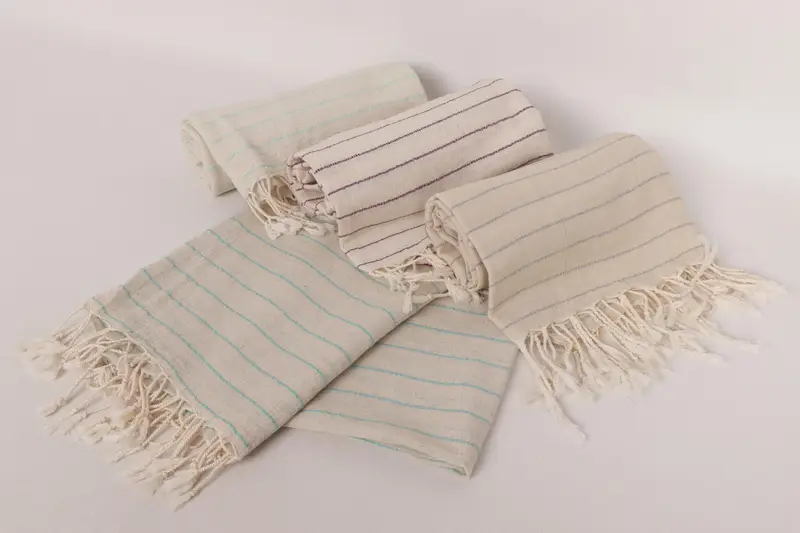 Peshtemal Towel USA, Peshtemal Towel, Thin towel, Bridal Shower Gift, Bachelorette Party Gifts, 70x38 Cotton Striped Towel, Bachelor Party Gifts - 5