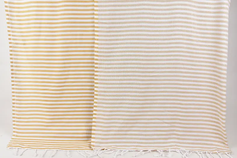 Best Friend Gift, Decorative Blanket, Bachelorette Party Favors, Custom Wedding Gifts, 104x76 Cotton Striped Towel, Monogram Beach Blanket - 7