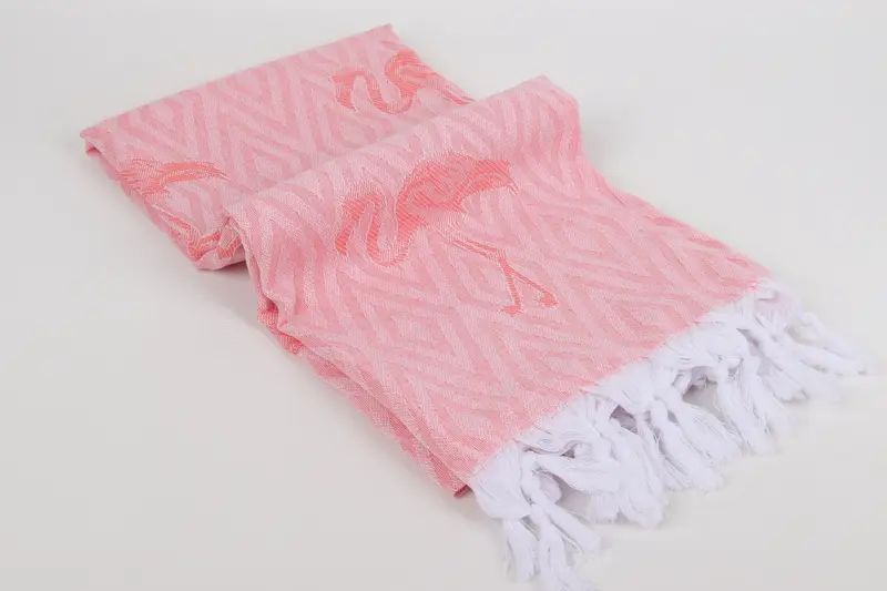 Gym Towel, Personalized Wedding Gift For Couple, Wedding Gifts Towel, 70x40 Cotton Flamingo Patterned Towel, Personalized Turkish Towel, Custom Gift - 7