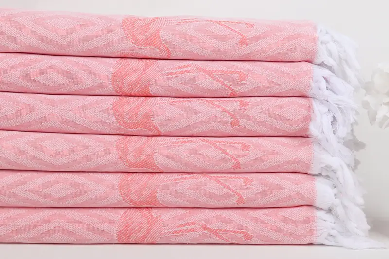 Gym Towel, Personalized Wedding Gift For Couple, Wedding Gifts Towel, 70x40 Cotton Flamingo Patterned Towel, Personalized Turkish Towel, Custom Gift - 4
