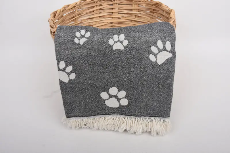 Bachelor Party Gifts, Fouta towel, Personalized Beach Towel, 70x36 Cotton Paw Design Towel, Personalized Towel, Arizona Bachelorette Party Favors - 6
