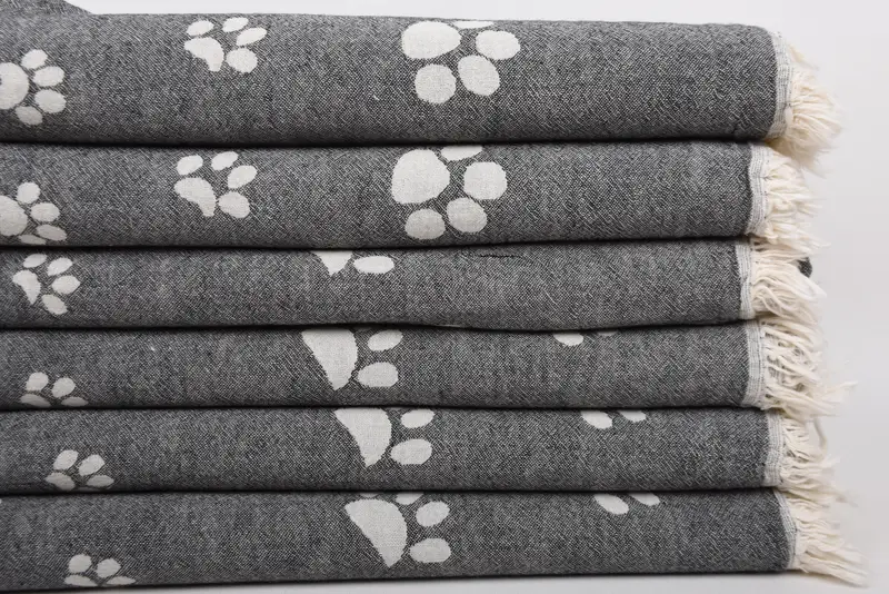 Bachelor Party Gifts, Fouta towel, Personalized Beach Towel, 70x36 Cotton Paw Design Towel, Personalized Towel, Arizona Bachelorette Party Favors - 4