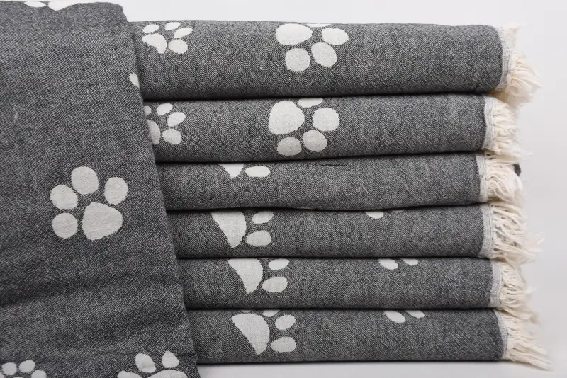 Bachelor Party Gifts, Fouta towel, Personalized Beach Towel, 70x36 Cotton Paw Design Towel, Personalized Towel, Arizona Bachelorette Party Favors - 2