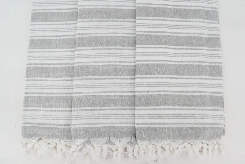 70x40 Cotton Striped Towel, Personalized Beach Towel, Monogram Turkish Towel, Personalized Gift, First Wedding Anniversary Gift, Wedding Gift Ideas - 7