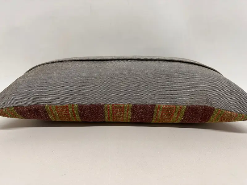 Boho Pillow Sham Cover, Kilim Pillow Cover, Meditation Pillow Sham, Pillow Case, 12x24 Yellow Pillow Case, Kilim Pillow - 7