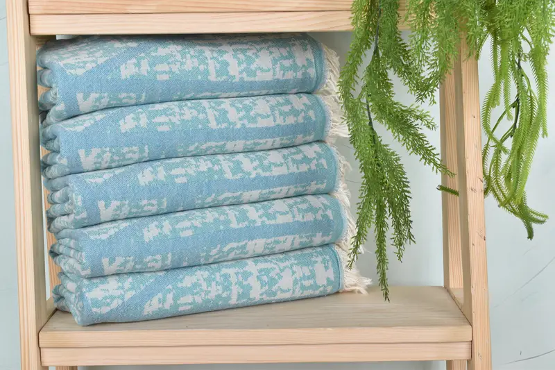 Luxury towel, Embroidered Beach Towel, Beach Towel Bulk, Beach towel, Handmade Gift, 70x40 Cotton Asymmetric Design Towel, Turkish bath towel - 2