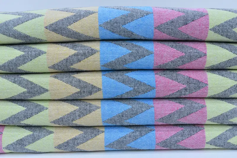 Personalized Gifts, Personalized Towel, Boyfriend Christmas Gift, Absorbent Turkish towel, 70x40 Cotton Zigzag Design Towel, Bachelorette Towel - 3