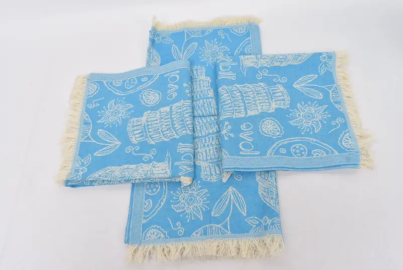 Düğün iyilikleri, çift için kişiselleştirilmiş düğün hediyesi, spa havlu, 28x20 pamuklu İtalyan sembolleri tasarım havlu, monogram mutfak havlu, nedime hediyeleri - 7