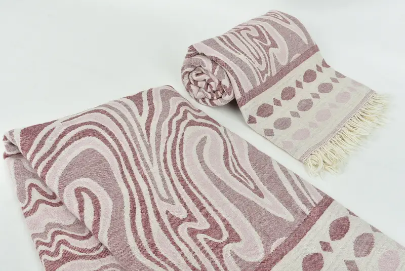 Quick-dry towel, Antibacterial Turkish peshtemal towel, Personalized Turkish Towel, Gift Boxes Towel, Bath towel, 70x40 Cotton Geometric Towel - 8
