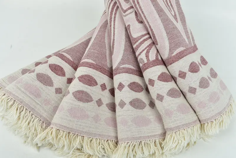 Quick-dry towel, Antibacterial Turkish peshtemal towel, Personalized Turkish Towel, Gift Boxes Towel, Bath towel, 70x40 Cotton Geometric Towel - 5