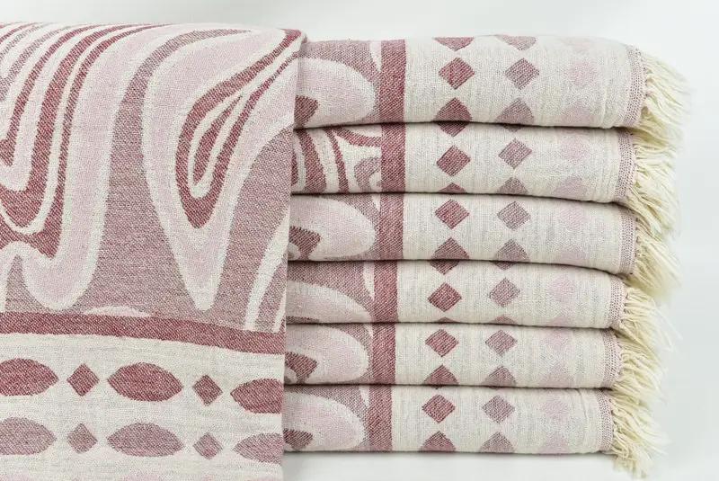 Quick-dry towel, Antibacterial Turkish peshtemal towel, Personalized Turkish Towel, Gift Boxes Towel, Bath towel, 70x40 Cotton Geometric Towel - 2