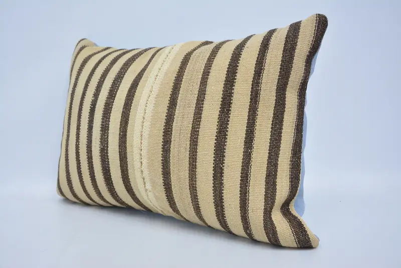 Pillow for Couch, Cotton Pillow Sham, 16x24 Beige Pillow, Pet Cushion, Kilim Rug Cushion Case, Vintage Kilim Pillow, Pillow Case, Antique Pillows - 4