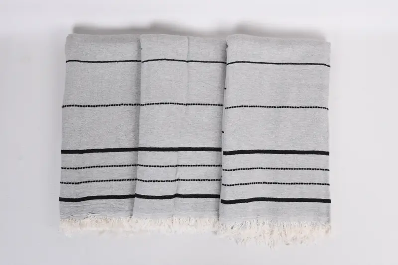 Turkish Towel Monogram, Lightweight Turkish towel, Wedding Favors, Bachelor Gift, Personalized Bridesmaid Gift, 70x40 Cotton Striped Towel - 7