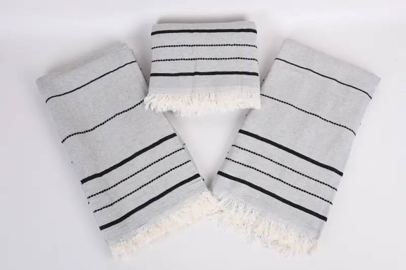 Turkish Towel Monogram, Lightweight Turkish towel, Wedding Favors, Bachelor Gift, Personalized Bridesmaid Gift, 70x40 Cotton Striped Towel - 6