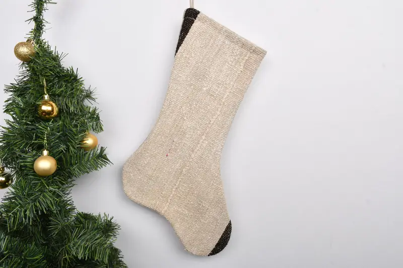 Weihnachtsornamentmuster, 7 Zoll breiter Weihnachtsstrumpf