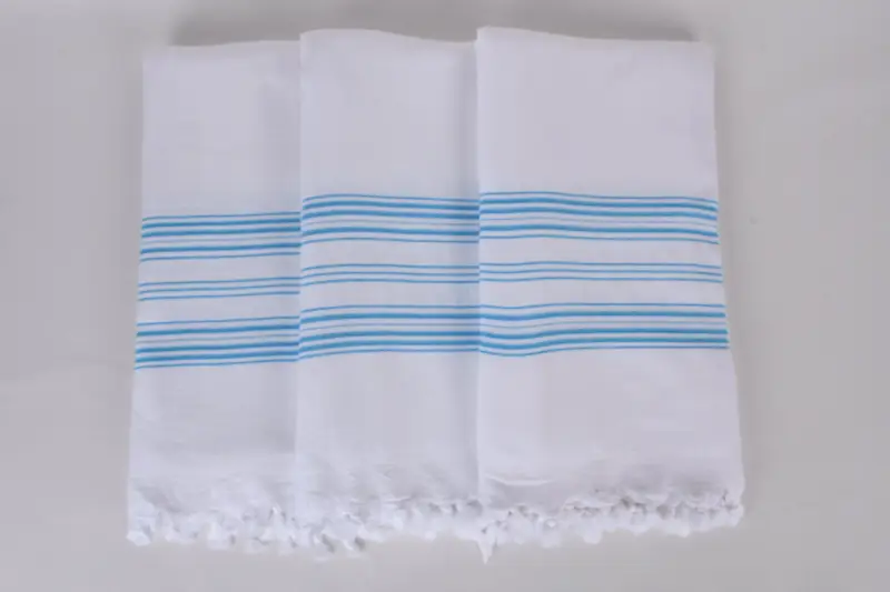 Turkish hand towel, Organic Beach Towel, Handmade Turkish Towel, Peshtemal, 70x40 Cotton Striped Terry Towel, Best Beach Towel, Quick-dry peshtemal - 7