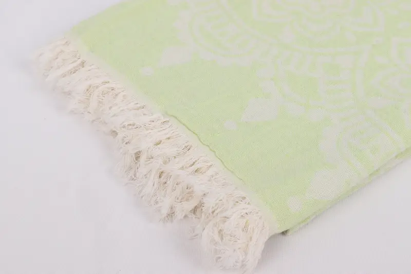 Turkish Towel Bulk, Organic Turkish towel, House Warming Gift, Wedding Gifts Towel, 74x36 Cotton Floral Patterned Towel, Personalized Beach Towel - 8