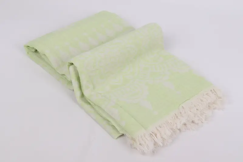 Turkish Towel Bulk, Organic Turkish towel, House Warming Gift, Wedding Gifts Towel, 74x36 Cotton Floral Patterned Towel, Personalized Beach Towel - 7