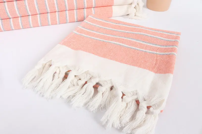 36x18 Cotton Striped Terry Towel, Personalized Dish Towel, Gift For The Home, Bridesmaid Gifts Personalized, Custom Hand Towel, Wedding Favors - 5