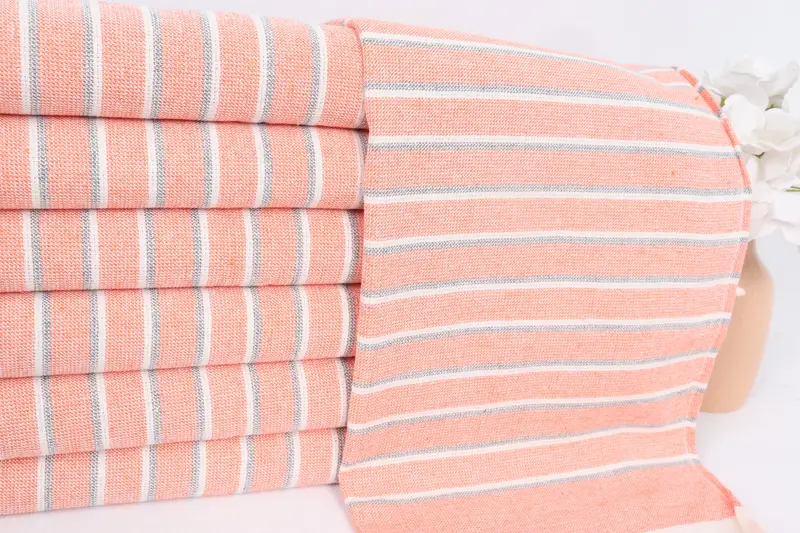 36x18 Cotton Striped Terry Towel, Personalized Dish Towel, Gift For The Home, Bridesmaid Gifts Personalized, Custom Hand Towel, Wedding Favors - 2