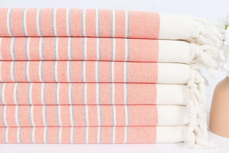 36x18 Cotton Striped Terry Towel, Personalized Dish Towel, Gift For The Home, Bridesmaid Gifts Personalized, Custom Hand Towel, Wedding Favors - 3