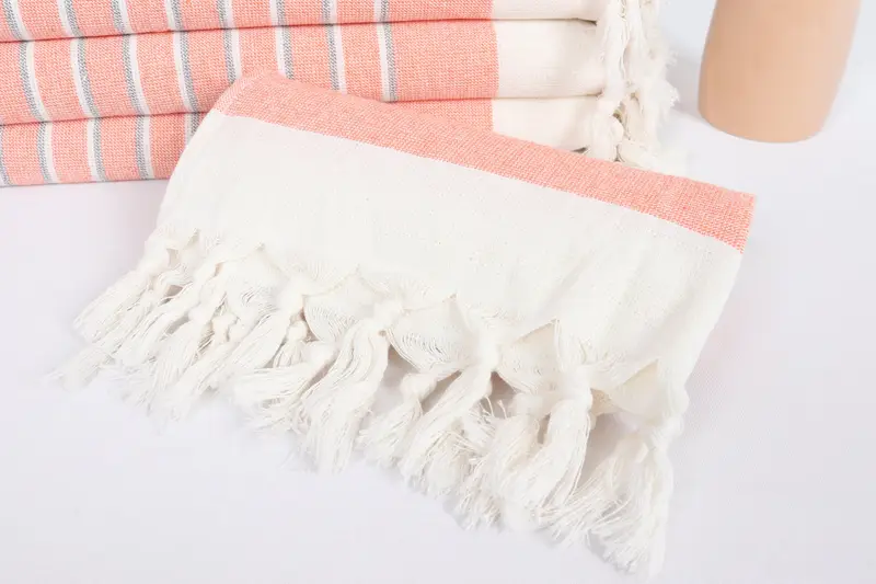 36x18 Cotton Striped Terry Towel, Personalized Dish Towel, Gift For The Home, Bridesmaid Gifts Personalized, Custom Hand Towel, Wedding Favors - 4