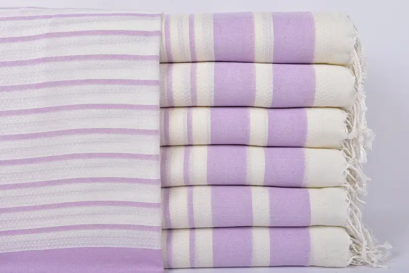 70x40 Cotton Striped Towel, Peshtemal Towel, Personalized Turkish Towel, Home Decor Gifts, Customized Turkish Towel, Valentines Day Gift Idea - 1