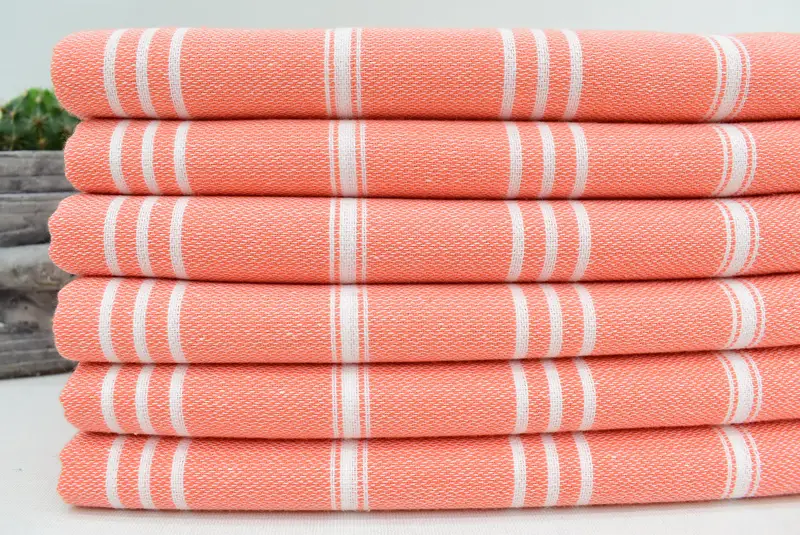 Monogram el havlu, düğün günü için hediye, monogramlı el havlu, monogram yemek havlu, 40x24 pamuklu çizgili havlu, düğün iyilikleri, nedime havlu - 2