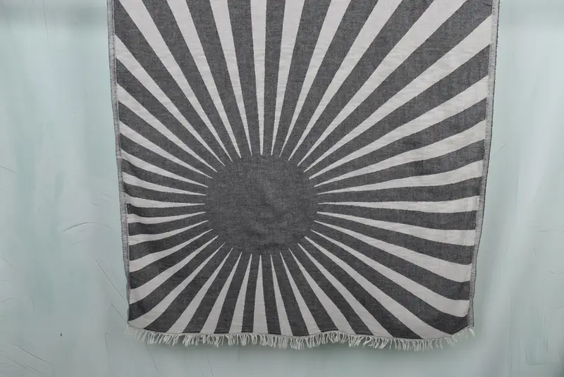 70x36 Cotton Sun Design Towel, Luxury Beach Towel, Pool Towels, Bachelor Gifts, Monogram Beach Towel, Bachelorette Party Gifts, House Warming Gift - 1