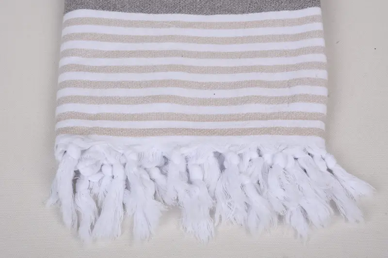Beach Towel Gift, 70x40 Cotton Set of 8 Towel, Personalized Beach Towel, Organic Turkish towel, Scarf Towel, Hammam Towel USA, Bridal Shower Gifts - 3