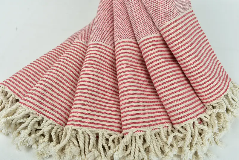 Oversized Beach Towel, Turkish Towel USA, 70x36 Cotton Striped Towel, Bachelorette Party Gift, Travel Towel, Sand-resistant towel, Wedding For Favor - 4