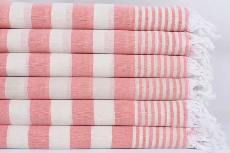 Personalized Turkish Towel, Travel towel, Turkish bath towel for spa, Bridal Shower Favor, 68x36 Cotton Striped Towel, Monogram Turkish Towel - 3