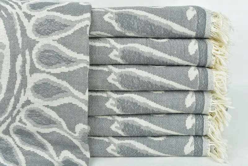 Custom Gifts, Bridesmaid Gift, Wedding Gifts Towel, Bridesmaid Gifts, Yoga Towel, Turkish Beach Towel Personalized, 70x36 Bamboo Round Pattern Towel - 3