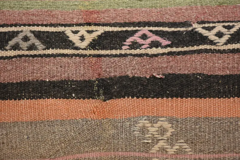 Interior Designer Pillow, Vintage Kilim Throw Pillow, Home Decor Pillow, 12x48 Brown Cushion Cover, Pillow Sham, Chair Cushion Case - 3